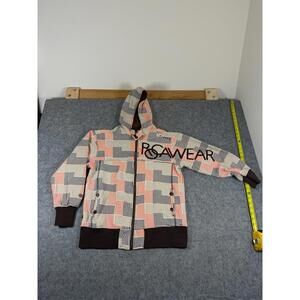 Rocawear Hoodie Youth Medium Multicolor Full Zip Hip Hop Y2K